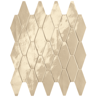 fRW7 Мозаика Glim Beige Rombi Mosaico Brillante 31x35,5