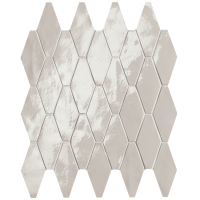 fRW9 Мозаика Glim Ghiaccio Rombi Mosaico Brillante 31x35,5