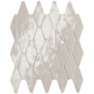fRW9 Мозаика Glim Ghiaccio Rombi Mosaico Brillante 31x35,5