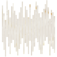 fRZ0 Мозаика Gemme Bianco Tratti Mosaico Brillante 30x30