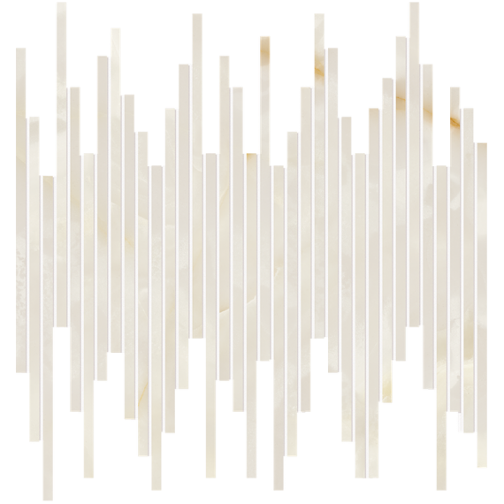 Мозаика fRZ0 Мозаика Gemme Bianco Tratti Mosaico Brillante 30x30