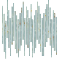 fRZ1 Мозаика Gemme Cielo Tratti Mosaico Brillante 30x30