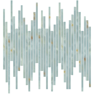 fRZ1 Мозаика Gemme Cielo Tratti Mosaico Brillante 30x30