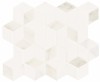 Мозаика Delux White Tessere Rombi 26х28
