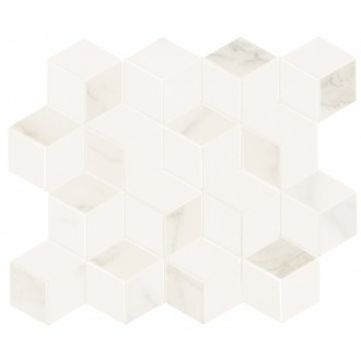 Мозаика Delux White Tessere Rombi 26х28