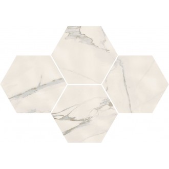 E481 Motif Calacata Gold  Matt Essagonо 25х21,6