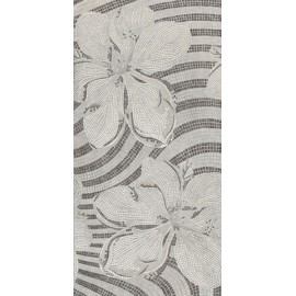 Gems Decor Flower Silver 60x120 Lapp/Rett 60x120 