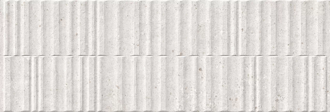 Керамическая плитка 40298 Плитка Manhattan Silver Wavy SP/33,3x100x0,98/R