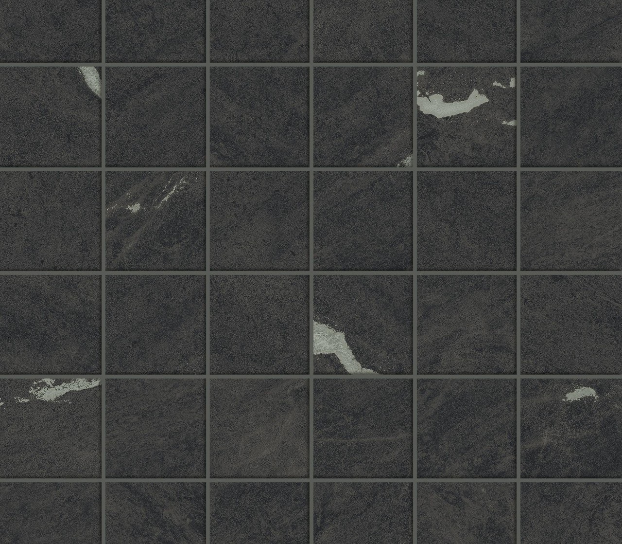 Керамогранит 610110001310 Forte dei Marmi Rock Venaria Black Mosaic 30x30