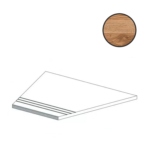 Ступени 620040000136 Ступени Rive Dolce Riva Gradino Lineare Angolo Dx 30x60