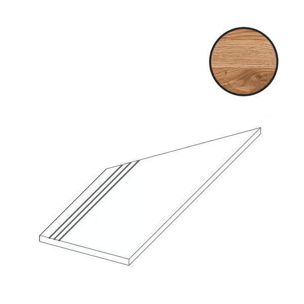 Ступени 620040000137 Ступени Rive Dolce Riva Gradino Lineare Angolo Sx 30x60