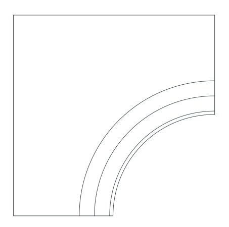 Керамогранит 620090000808 Керамогранит Drift Grey Bordo Curvilineo Svasato R 30 60x60