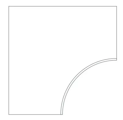 Керамогранит 620090000909 Керамогранит Rinascente Clay Bordo Curvilineo Round LASTRA 20mm 60x60