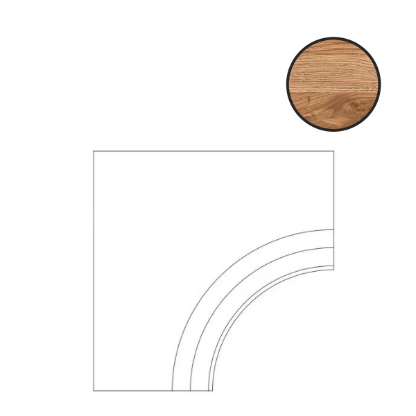 Ступени 620090000944 Ступени Rive Dolce Riva Bordo Curvilineo Svasato R30 60x60