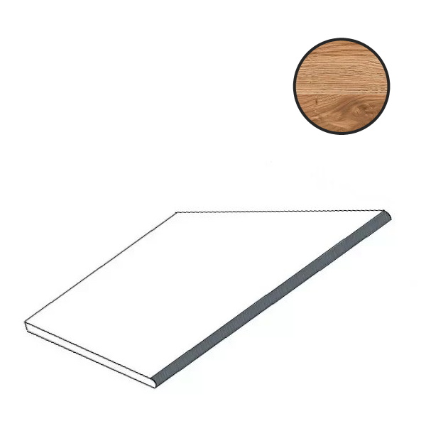 Ступени 620090000947 Ступени Rive Dolce Riva Round Angolo Esterno Sx 30x60