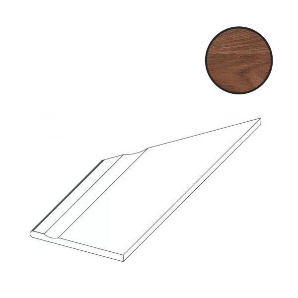 Ступени 620090000958 Ступени Rive Antica Riva Bordo Piscina Angolo Sx 30x60