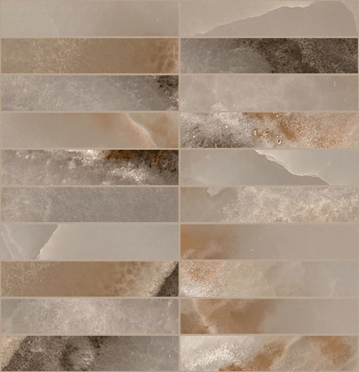 Мозаика 770251 Мозаика Reves De Rex Choco Mosaico Matte 3x15 30x30