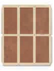 Мозаика 781833 Мозаика Sensi Terre Mattone + Cotone Tappeto Nat 55х32