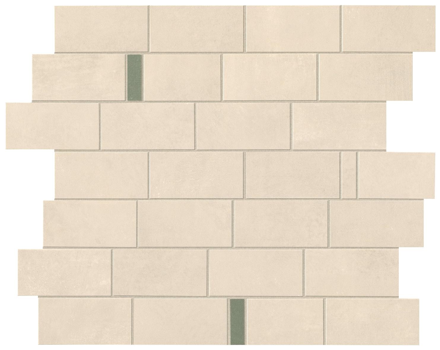 Мозаика 9BMI Boost Pro Ivory Minibrick Pro Olive 29,7x33,3