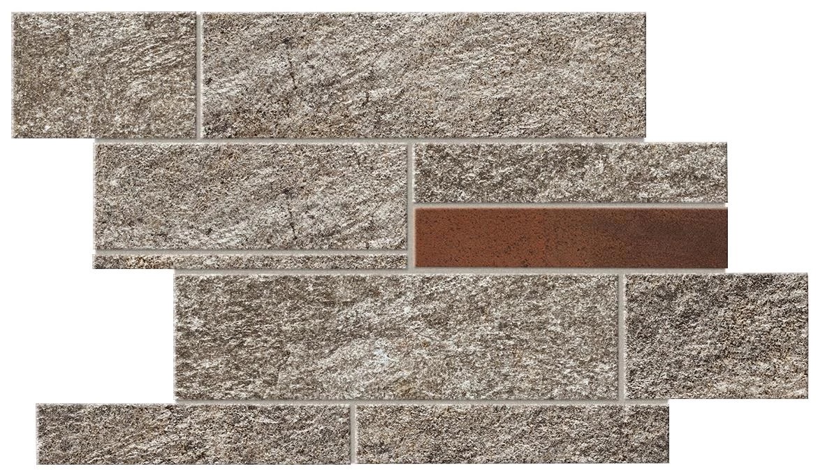 Мозаика A599 Norde Piombo Brick Corten 39x27,8