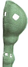 Керамическая плитка ADCO5194 Ang Moldura Italiana PB N3 C/C VerdeOscur 5x2.3