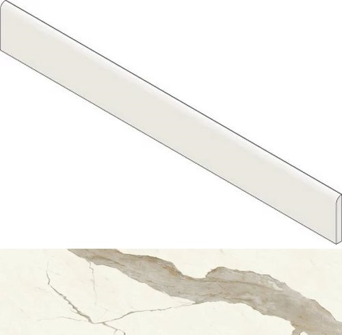 Керамогранит AGFE Marvel Calacatta Sublime Battiscopa Dig. 60 Matt 7,2x60