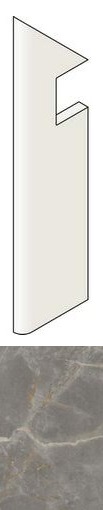 Ступени AGGU Marvel Fior di Bosco Battiscopa Sag. Sx Matt 7.2x30