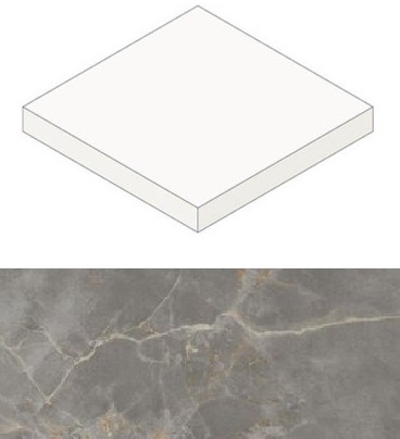 Ступени AGJC Marvel Fior di Bosco Scalino Angolare 33 Lappato 33x33