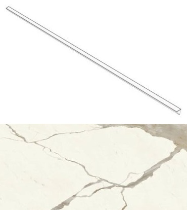 Керамогранит AGJT Marvel Calacatta Sublime Corner 120 Silk 1x120