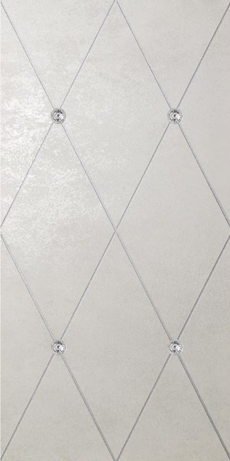 Керамическая плитка AM SW RHOMB 07-15 RHOMBUS FREGIO+SWAROVSKY PLATINO BEIGE 50x100