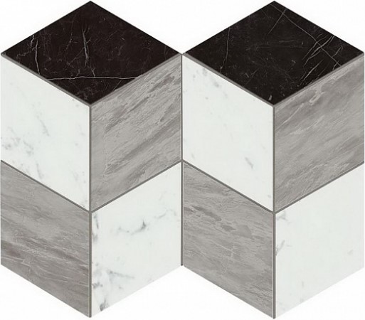 Керамогранит AS2L Marvel Mosaico Esagono Geo Cold Lappato 25,4x35,2 