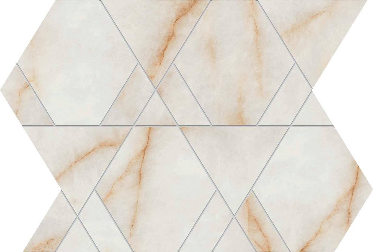 Мозаика AYLT Мозаика Marvel Diva Ice Crystal Mosaico Triangle Lapp 28,9х33,4