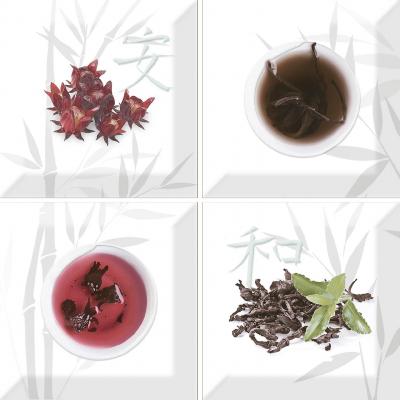 Керамическая плитка Decor (composicion) Set Aroma Fosker S/4 B 10x10