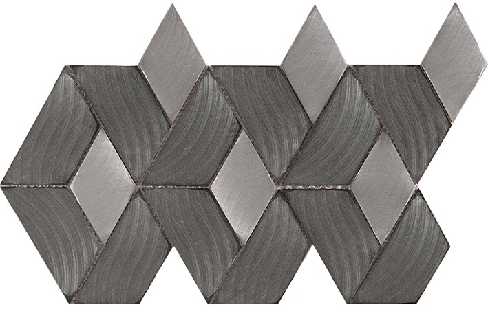 Мозаика L244008771 GRAVITY ALUMINIUM BRAID METAL TITANIUM 35,8x23,7x0,4