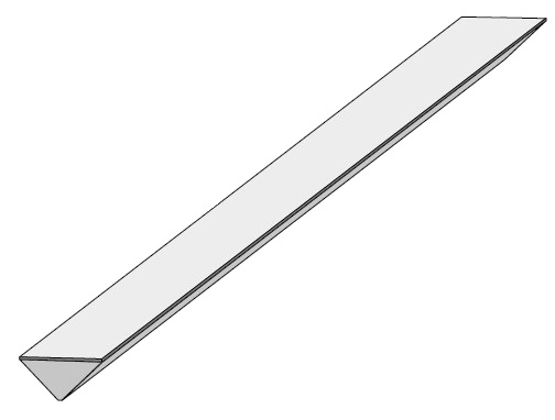 Керамическая плитка LR3A Raw 3D Scratch Pearl Corner 1.4x50