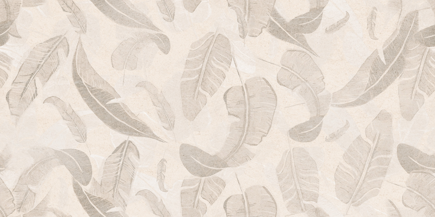 Керамогранит Lime Stone Decor Ivory Porsh Carving 60x120