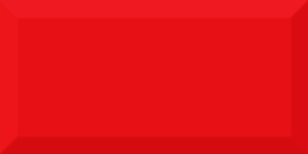 Керамическая плитка Monocolor Rojo Biselado Brillo 10х20