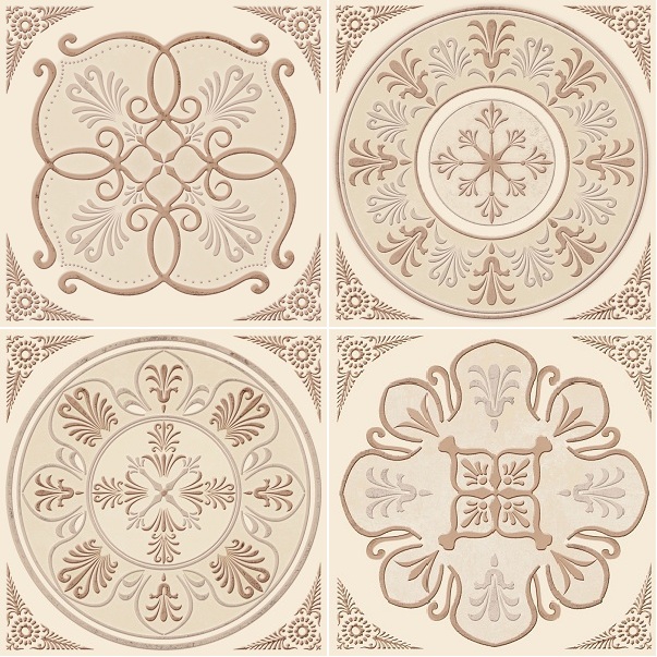 Керамическая плитка Monocolor Set Chalet (4pzs) 10х10