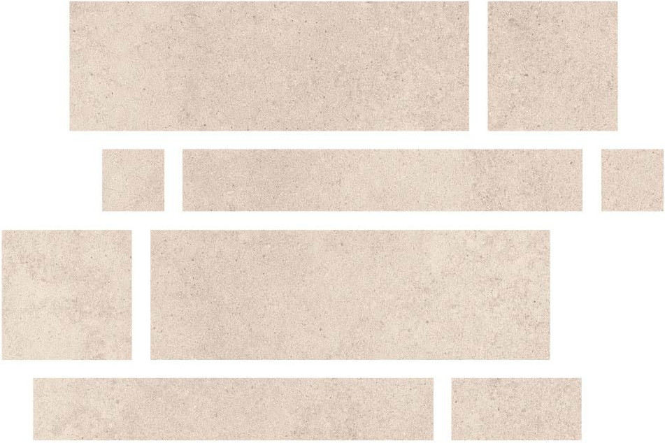 Керамогранит UKR20050 Unika Cream Mix Wall Rett 20x60, 20x20, 10x60, 10x20, 10x10
