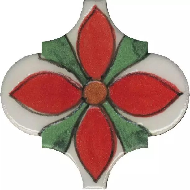 Ступени VT/A314/65000 Плитка Декор Авейру 6 глянцевый 6,5х6,5