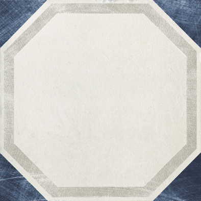 Керамогранит 1036769 Via Emilia Inserto s/1 BIANCO-BLU PZ 20x20