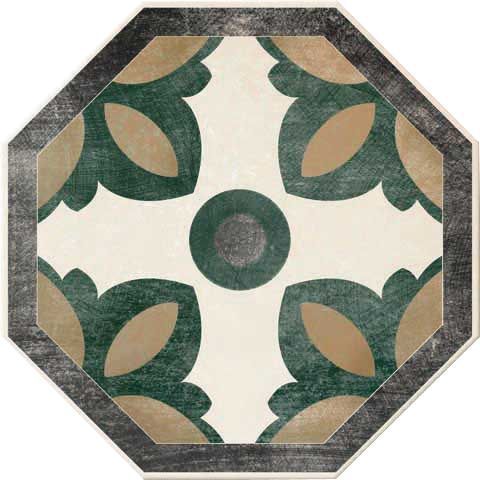 Керамогранит 1041171 MAURIZIANO OTTAGONA LATO 10 CREMA 24x24