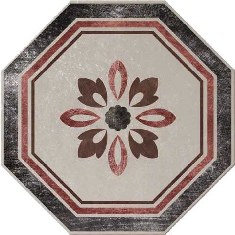 Керамогранит 1041175 Rivalta OTTAGONA LATO 10 GRIGIO 24x24
