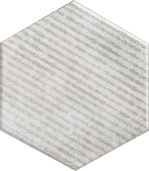 Керамогранит 1047337 Docklands Hexagon Freeport White (9 soggetti mix) 24x27,7