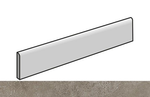 610130004526 Drift Light Grey Battiscopa/Дрифт Лайт Грей 7.2x80