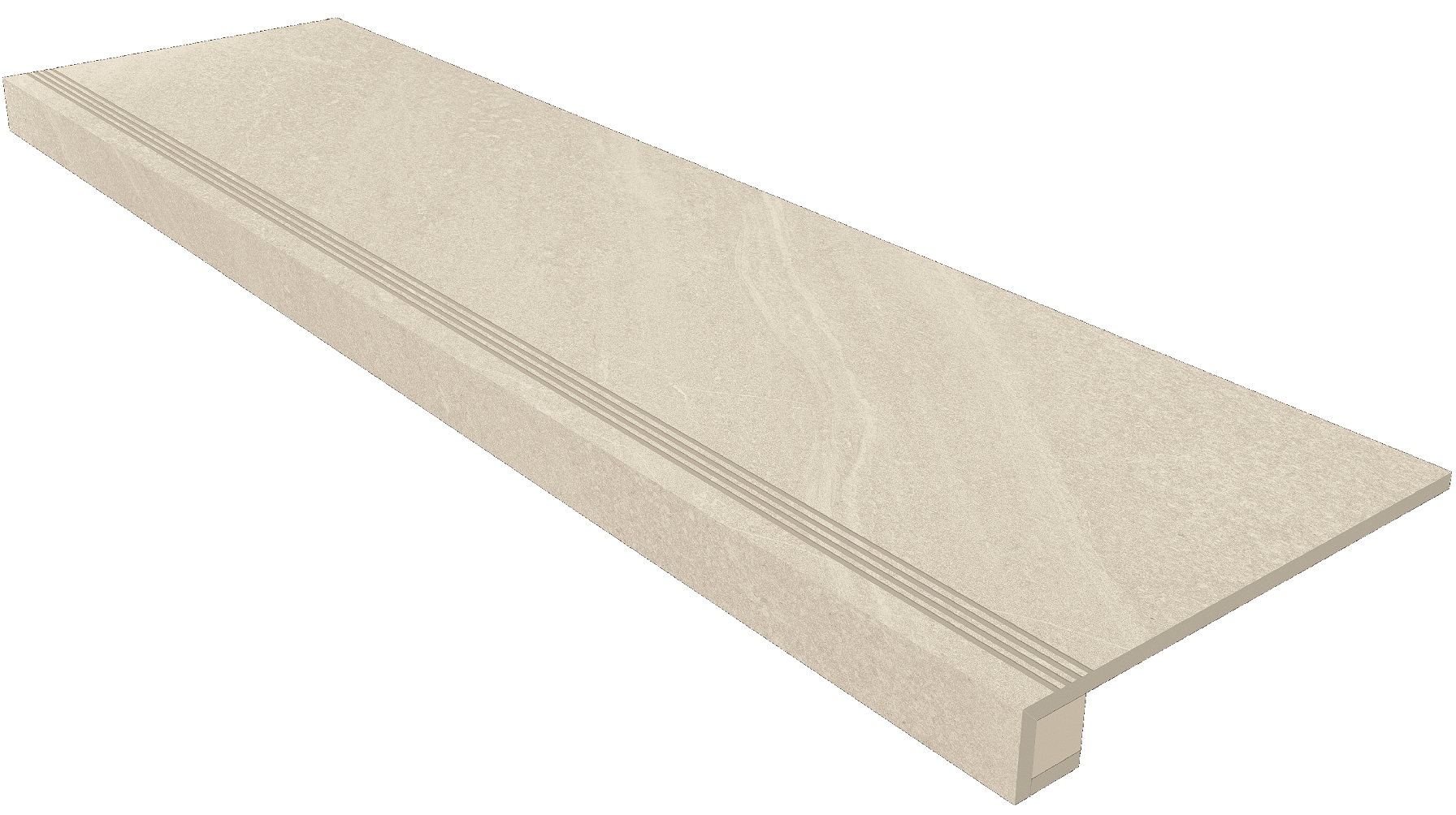 Ступени Комплект Ступень GB01 Gabbro 33x120 неполированная с бортиком + Подступенок 14.5x120