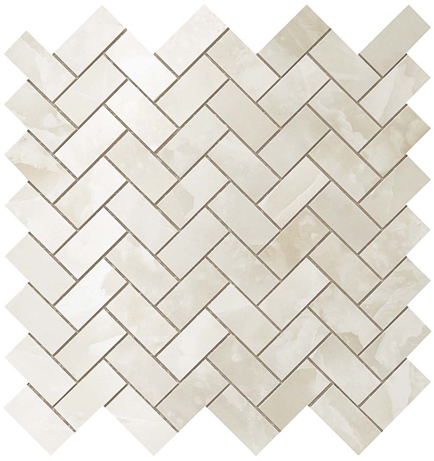 Керамогранит Мозаика 600110000207 Supernova Onyx Persian Jade Herringbone Mosaic 30,5x30,5