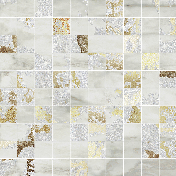 Керамогранит MQSG Venus Mos.Q.Solitaire Mix Lapp. Grey tess. 30x30 (2.9x2.9)