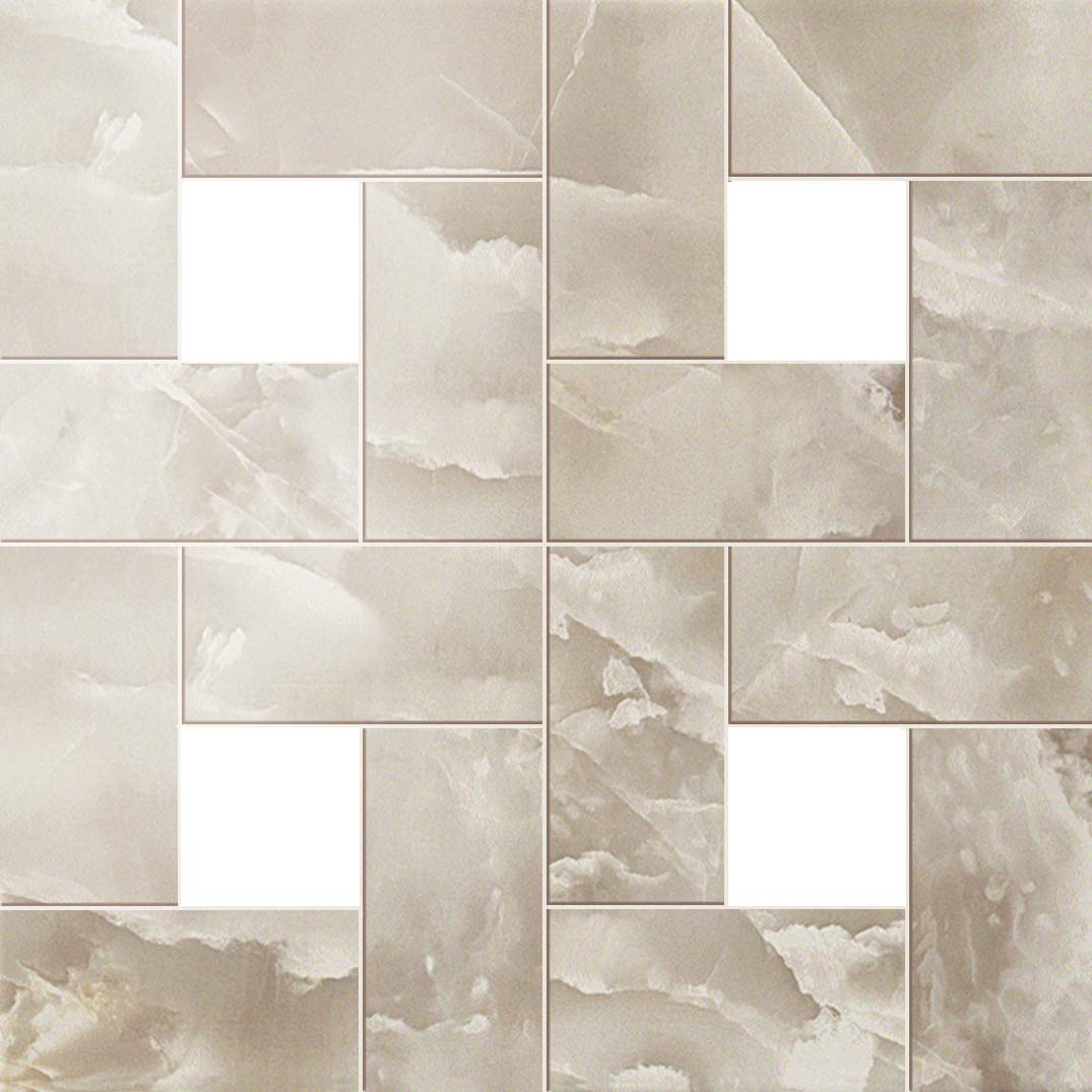 Керамогранит Мозаика СП389 610110000090 Supernova Onyx Persian Jade Mosaic Lap 45х45