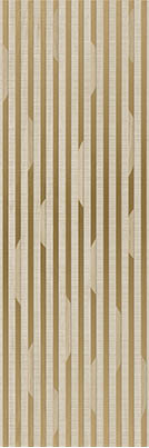 Керамогранит Плитка 1440DU03 Декор La Citta White PVD Mix Line Matt.Rec. 40x120
